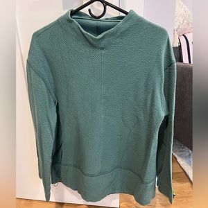 Lulu Lemon pullover with side zipper size 10